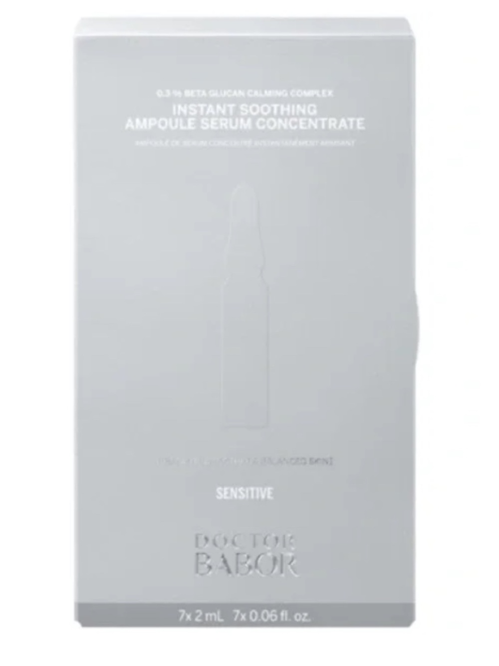 NWT Doctor Babor Instant Soothing Ampoule Serum Concentrate